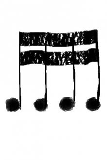 Cuatro semicorcheas